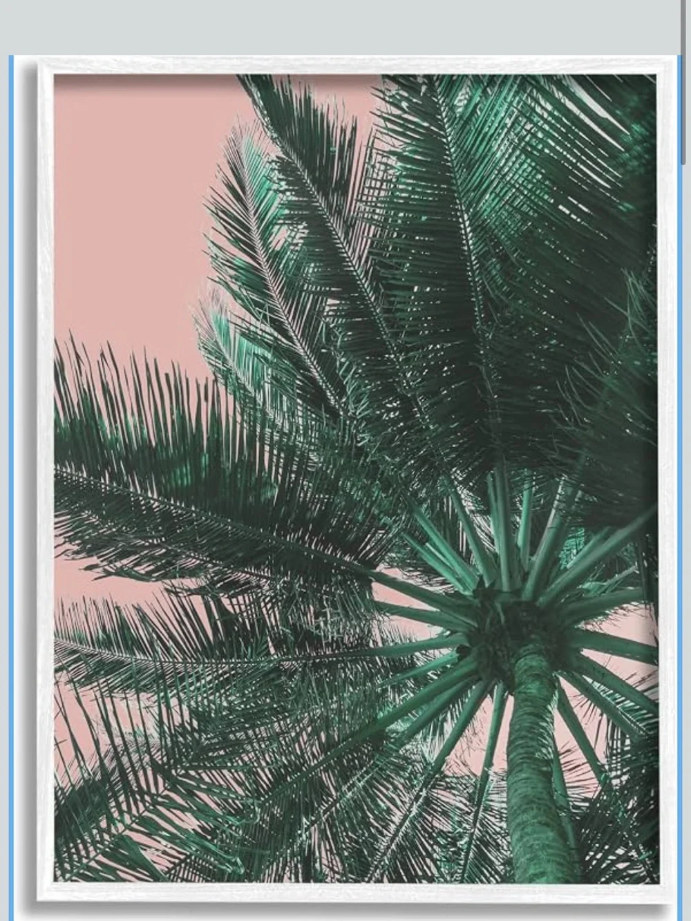 Green Palm Framed Wall Art #palmtree #palm tree